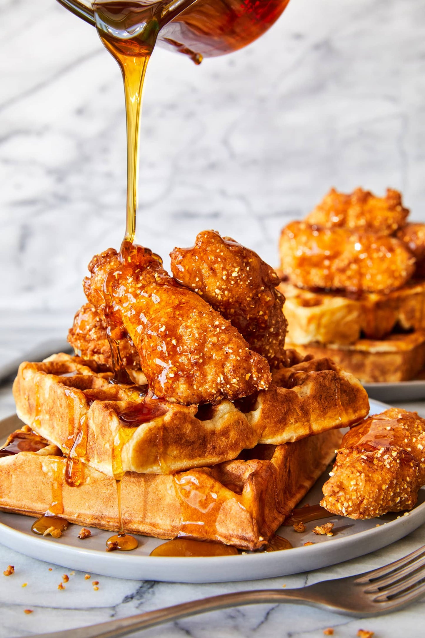 CHICKEN 'N WAFFLES